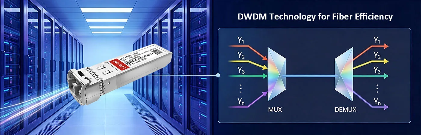 DW-SFP10G40-48 Module with DWDM Technology for Fiber Efficiency