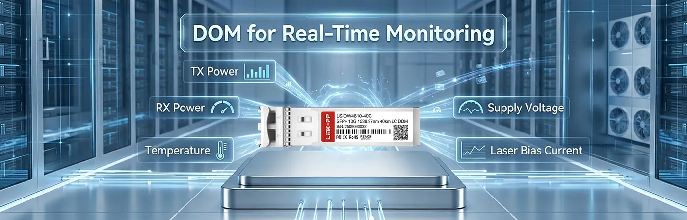 DW-SFP10G40-48 Module with DOM for Real-Time Monitoring