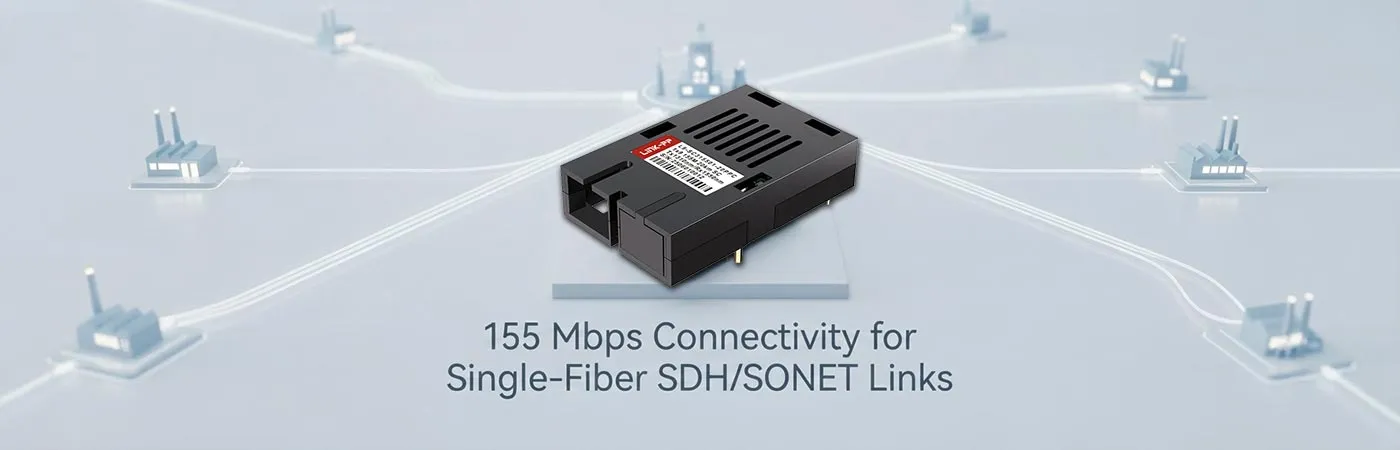 L9-SC315501-20PPC: 155 Mbps Connectivity for Single-Fiber SDH/SONET Links