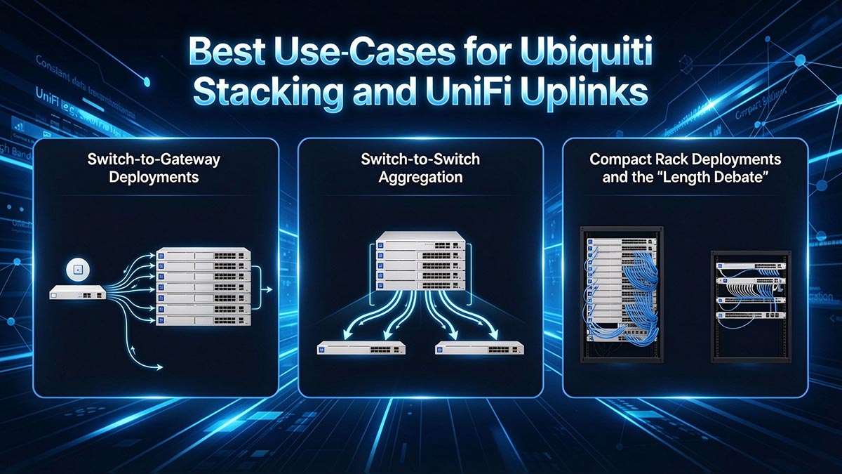 Best Use Cases for Ubiquiti Stacking and UniFi Uplinks