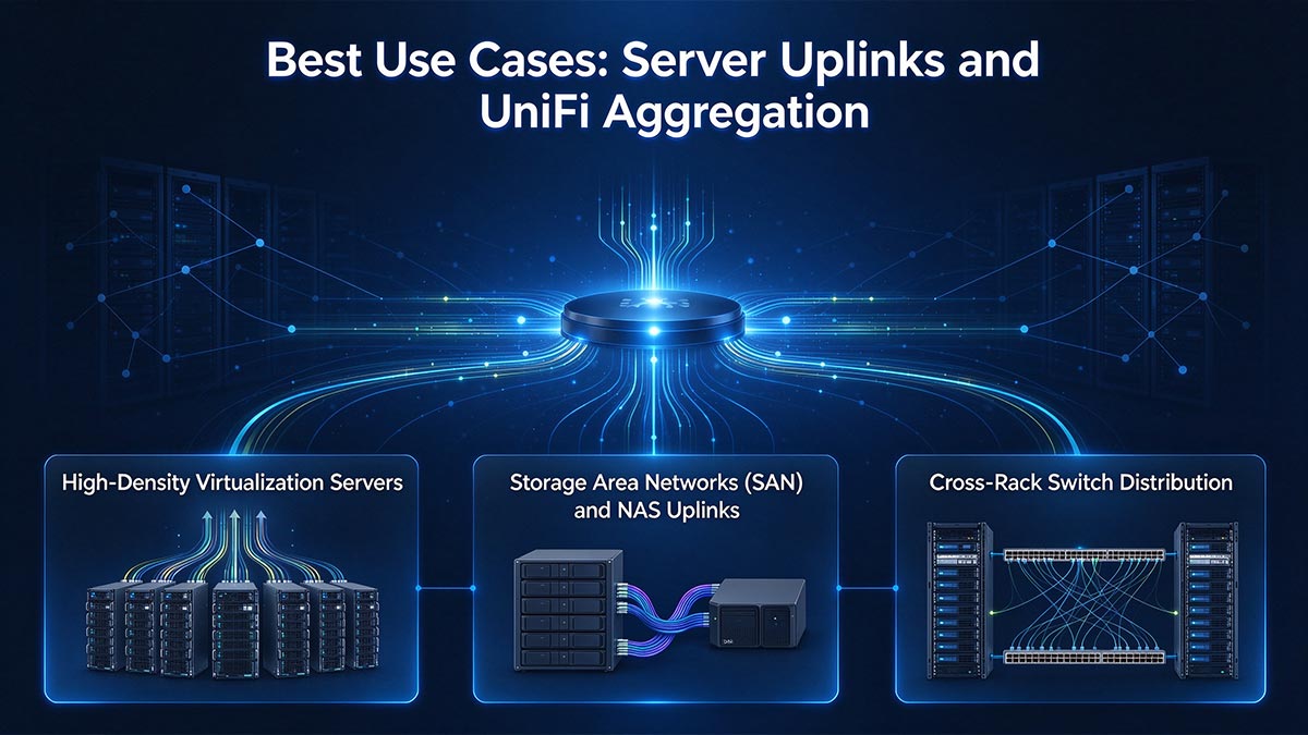 Best Use Cases: Server Uplinks and UniFi Aggregation
