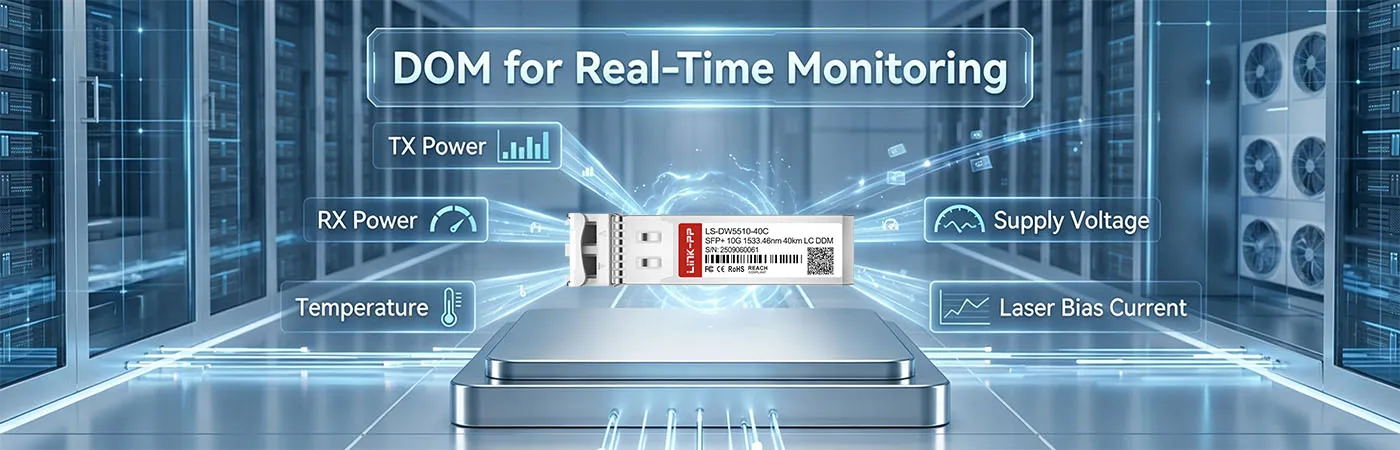 DW-SFP10G40-55 Module with DOM for Real-Time Monitoring