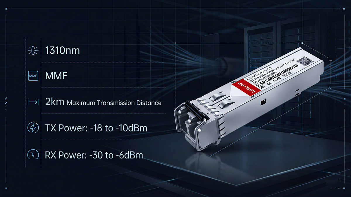 Cisco GLC-FE-100FX Optical Transmission Characteristics