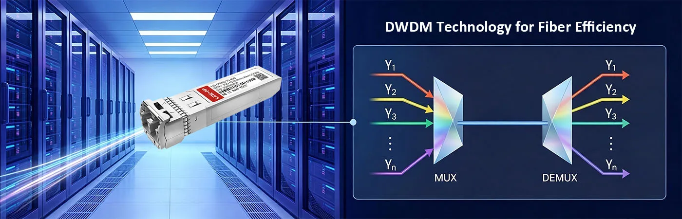 DW-SFP10G40-52 Module with DWDM Technology for Fiber Efficiency