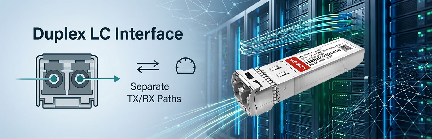 DW-SFP10G40-54 Module with Duplex LC Interface
