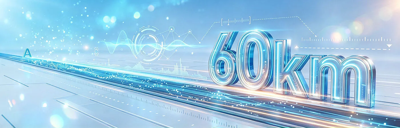 Stable 60km Transmission for Long-Reach Networks