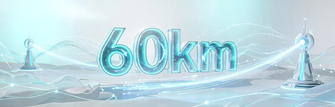 Stable 60km Transmission for Long-Reach Networks
