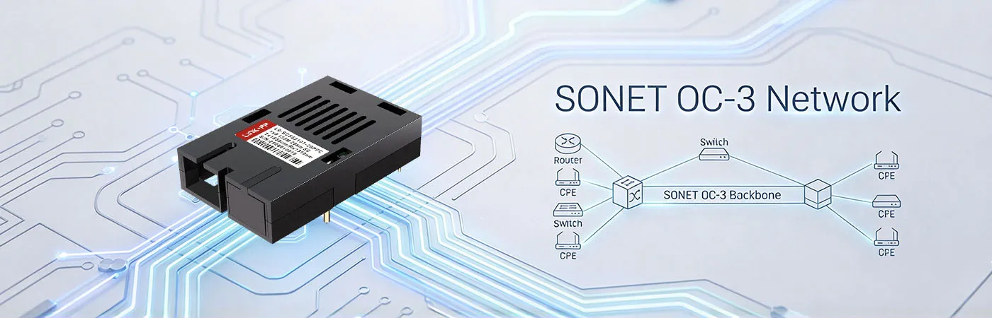 155M Single-Fiber Connectivity for SONET OC-3 Network