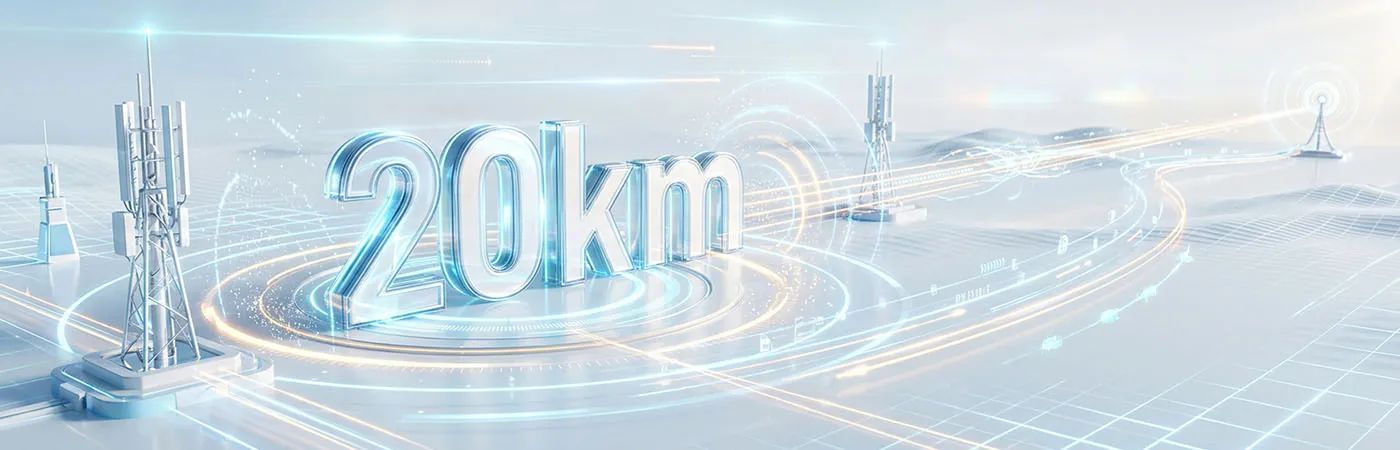 Stable 20km Transmission for Medium-Reach Networks