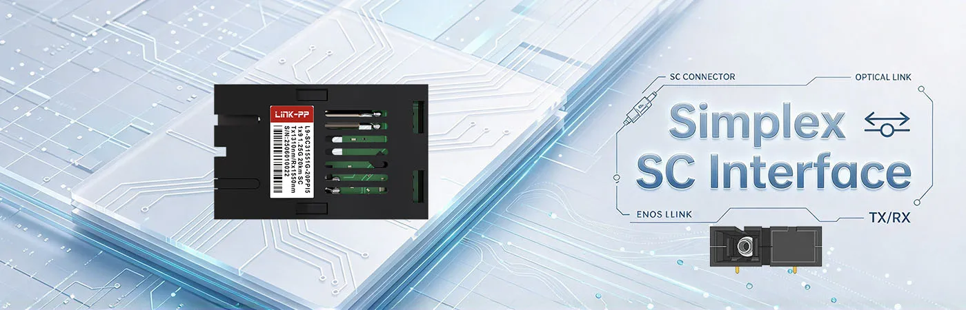 Interfaz SC simplex con diseño de baja interferencia electromagnética (EMI).