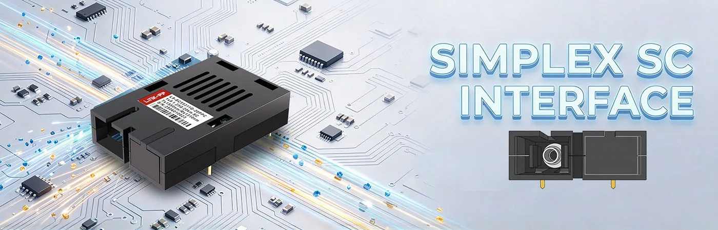Interface Simplex SC com design de baixa EMI