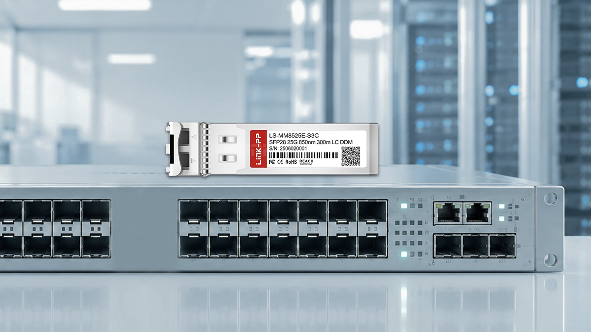 LINK-PP LS-MM8525E-S3C SFP28 Usage Demonstration
