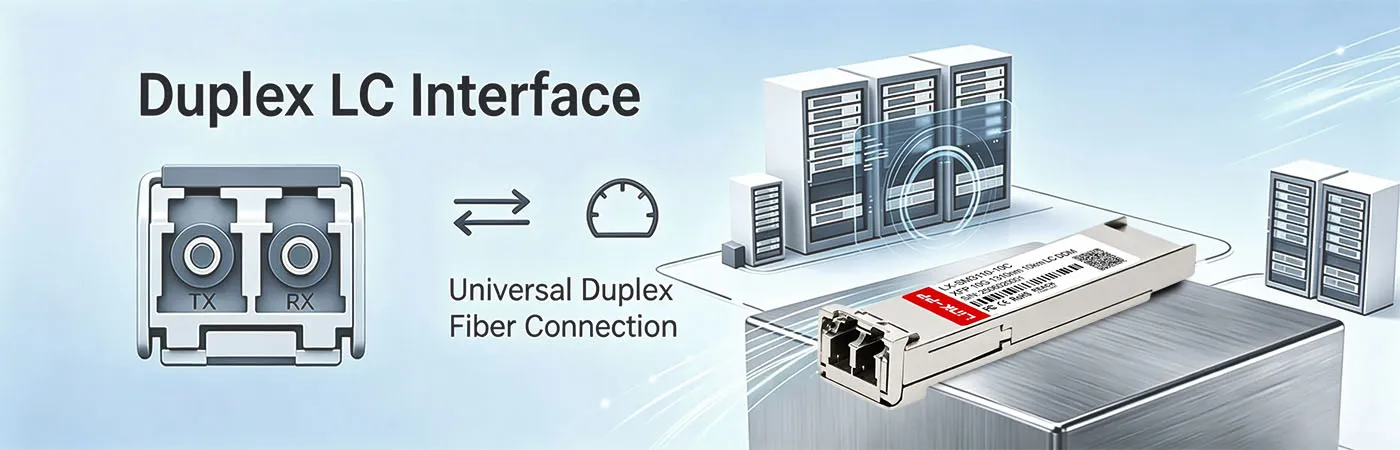 LX-SM3110-10C Module with Duplex LC Interface