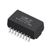 Compatible con TS8019M de ambas manos LINK-PP Transformador Ethernet LP2019ANL 10/100 Base-T de puerto único SMD de 16 pines PoE+