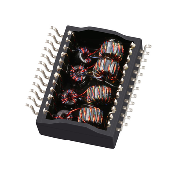 Двуручный 24SH10410, совместимый с ВЧ LINK-PP LP5004NL 10/100/1000 Base-T Однопортовый SMD 24-контактный Ethernet-трансформатор (изображение 2)
