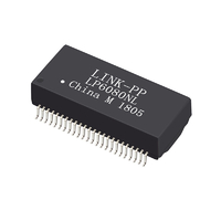 Pulse H6101NL Compatible LINK-PP LP6080NL 100/1000 Base-T Dual Port SMT 48 PIN POE+ Ethernet Transformer Modules