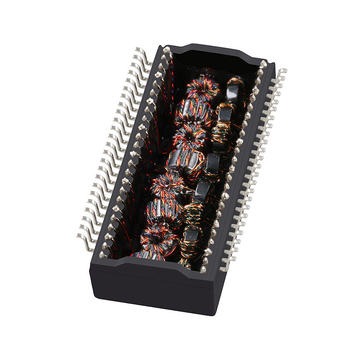 両手AGSC-48111S互換 LINK-PP LP6080NL 10/100/1000 Base-T デュアルポート SMD 48ピン PoE+ イーサネットLANトランスフォーマーモジュール 画像2