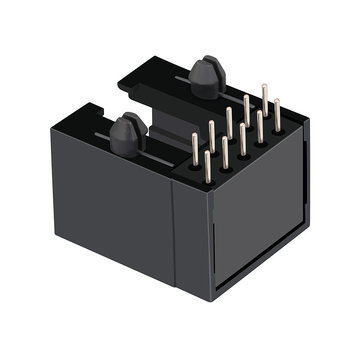 Molex 95501-2881 Συμβατό LINK-PP Υποδοχή Ethernet RJ45 LPJE180XNNL χωρίς ενσωματωμένο μαγνητικό στοιχείο. Προεξοχή προς τα κάτω. Χωρίς εικόνα LED 4.