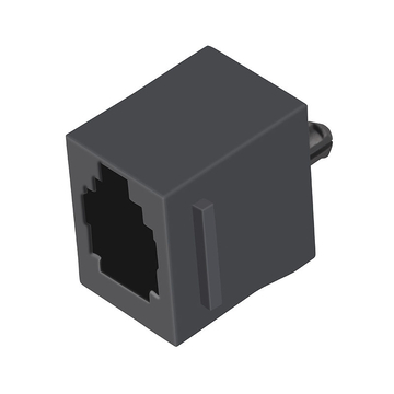 WE 615004144021 Compatibile LINK-PP Connettore modulare RJ11 LPJE614NNL con linguetta verso l'alto senza LED, 1 porta 1x4, 4P4C, immagine 1