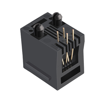 WE 615004144021 Compatibile LINK-PP Connettore modulare RJ11 LPJE614NNL con linguetta verso l'alto senza LED, 1 porta 1x2, 4P4C, immagine 1