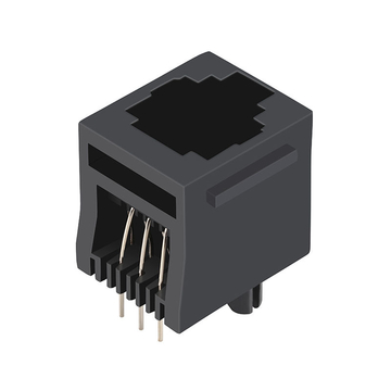 Molex 950222667 Compatible LINK-PP LPJE616-0NNL Tab Up Without LED 1X1 Port 6P6C RJ12 Modular Connector