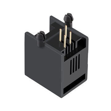 LPJE8013NNL タブアップ LEDなし 1x1ポート 4P4C RJ11ジャック 画像2