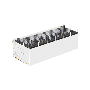 LPJM67445AENL Connettore magnetico RJ45 PoE+ 2.5G Base-T, 2x6 porte, LED verde/giallo, immagine 3