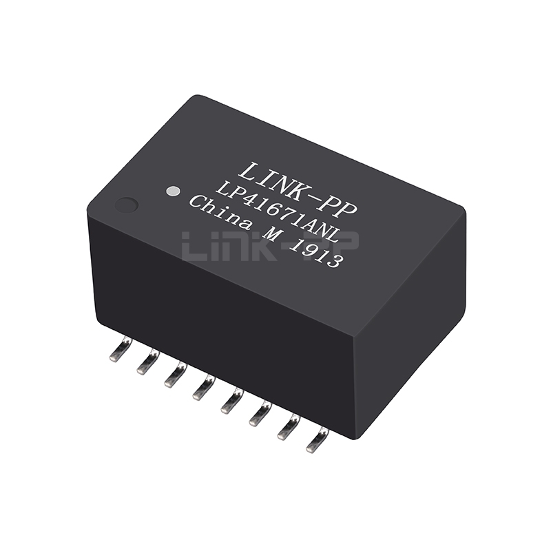 LP41671ANL 100 Base-T rj45 ethernet isolation transformer SMT Hipot 4000 Vrms Single Port