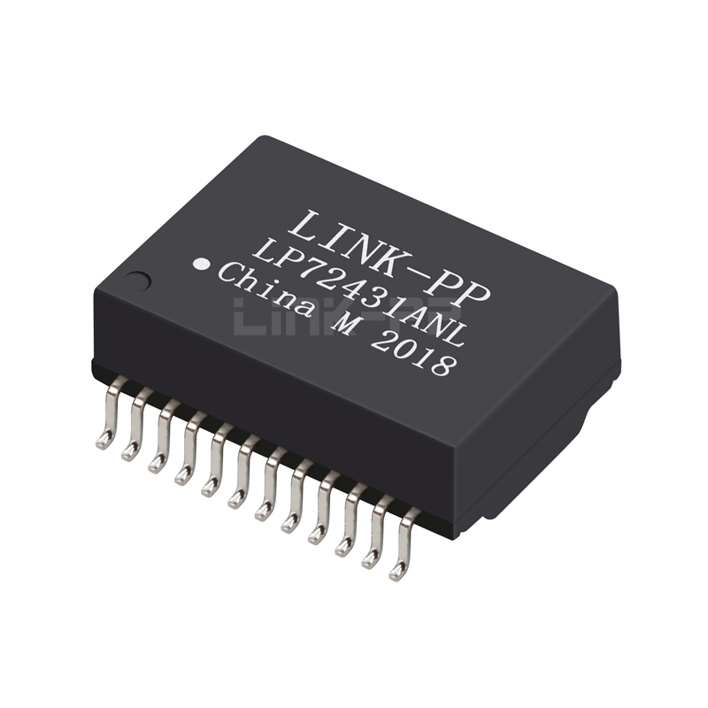 WE 749052051 Compatible LINK-PP LP72431ANL 10G Base-T Single Port SMD PoE++ 24PIN Discrete Magnetic Transformer