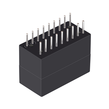 G1801DG compatibile LINK-PP LP81801NL 100/1000 Base-T a porta singola THT  trasformatore magnetico LAN a 18 pin