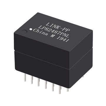 LINK-PP LP82487PNL Single Port 1000 BASE-T DIP PoE+ 24 Pin Telecom Transformer Modules