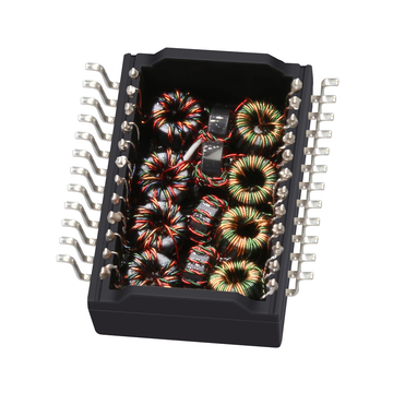 LP82499ANL 10/100/1000 Base-T Однопортовый PoE 24-контактный SMT LAN трансформаторный модуль (изображение 2)