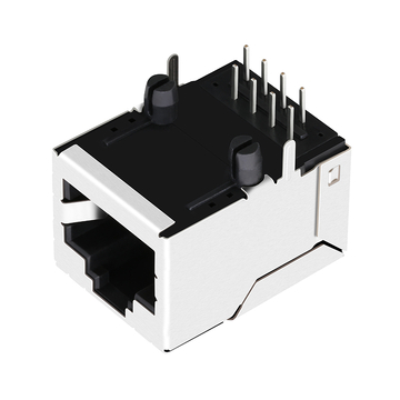 LPJ16093DNL 10/100 Base-T Μονής Θύρας RJ45 Μαγνητικές Υποδοχές με Υποδοχή Tab Up Χωρίς LED εικόνα 3