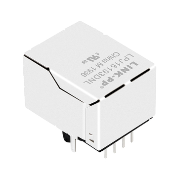 LPJ16193DNL 10/100 Base-T Tab Up Χωρίς LED 1 Θύρα 8P8C Modular Jack RJ45 Μετασχηματιστής εικόνα 5