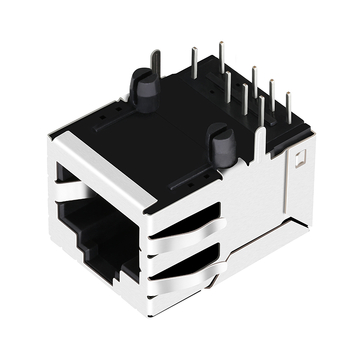 LPJ16249CNL 10/100 Base-T Tab Up Χωρίς LED Μονής Θύρας Jack PoE RJ45 Θηλυκή Βύσμα εικόνα 3