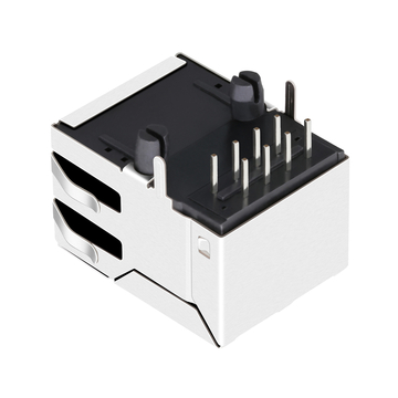 LPJ16286CNL 10/100 Base-T Tab Up Χωρίς LED Μονής Θύρας 8P8C RJ45 Θηλυκή Βύσμα Εικόνα 4