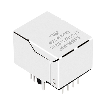 LPJ16212BENL 100 Base-T Tab Up Groen/Geel LED Enkele poort Ethernet-connectoren RJ45-aansluiting afbeelding 5