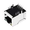 LPJ16217B10NL 100 Base-T Tab Up Yellow/Green Led Single Port Ethernet RJ45 Connectors thumb image 3