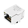 LPJ16217BDNL 100 Base-T Tab Up Yellow/Green Led Single Port Right Angle RJ45 Connector thumb image 1