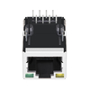 LPJ16217BDNL 100 Base-T Tab Up Yellow/Green Led Single Port Right Angle RJ45 Connector thumb image 2