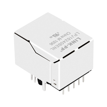LPJ16240BENL 100 Base-T Tab Up Groen/Geel LED 1x1 Poort Haakse PoE RJ45 Industriële Connectoren afbeelding 5