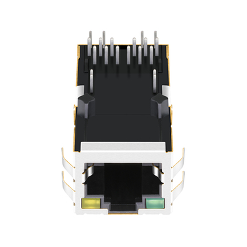 LPJK6078AHNL 10 100 1000 base-t poe++ 100w rj45 magjack green yellow led tab up image 2