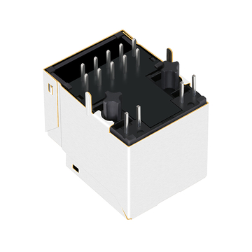 LPJD5153BHNL Вертикальный RJ45 Mag Jack 10/100 Base-T с PoE, зелёный/жёлтый светодиод (изображение 4)