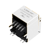 LPJD5153BHNL 10/100 Base-T Vertical PoE RJ45 Magjack Green/Yellow LED thumb image 5