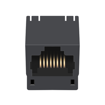 LINK-PP LPJE651NNL Verticale RJ45-aansluiting zonder geïntegreerde magneten, zonder LED (afbeelding 2)