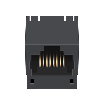 Χωρίς LED 8P8C Κάθετη Υποδοχή RJ45 Modular Jack χωρίς Ενσωματωμένα Μαγνητικά LPJE681NNL εικόνα 2