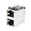 LPJE106XBHNL Without Integrated Magnetics RJ45 Female Connector 2X1 Port Green/Yellow LED thumb image 3