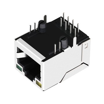 LPJ16211BDNL 10/100 Base-T 8P8C RJ45 Μαγνητική Θηλυκή Σύνδεση Tab Up Y/G LED εικόνα 3