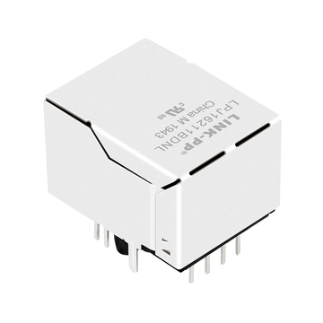 LPJ16211BDNL 10/100 Base-T 8P8C RJ45 Μαγνητική Θηλυκή Σύνδεση Tab Up Y/G LED εικόνα 5