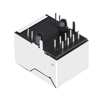 LPJ16211BDNL 10/100 Base-T 8P8C RJ45 Μαγνητική Θηλυκή Σύνδεση Tab Up Y/G LED εικόνα 4